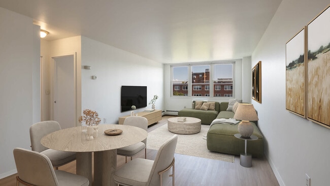 Living Room with Hard Surface Flooring
