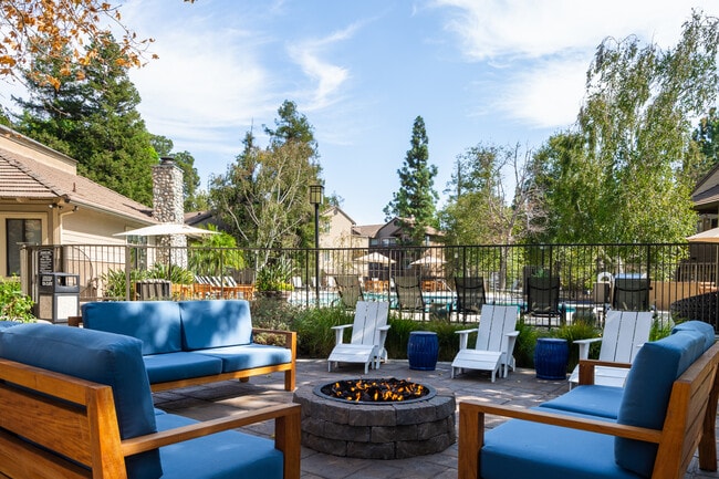Relax fireside and enjoy the open-air ambiance