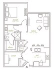 A6 floor plan River House (TN)