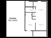 1 Bedroom 1 Bathroom Cachet