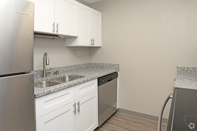 2BR Full Remodel Kitchen - St. Vallerie Apartments