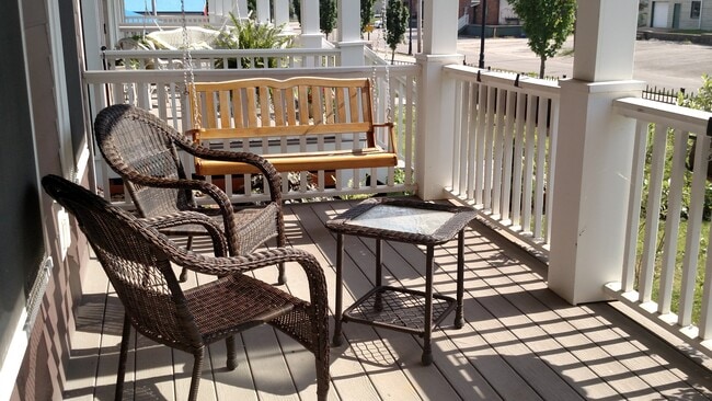 Front porch.