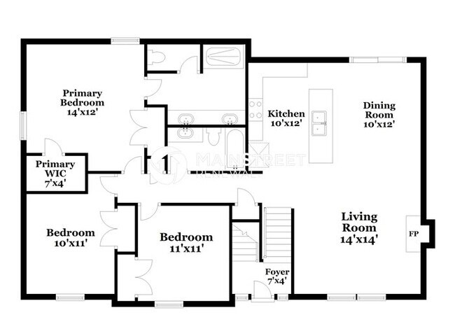 Photo - 4 Bedroom Pet-Friendly Home in Kearney, MO with Main Street Renewal