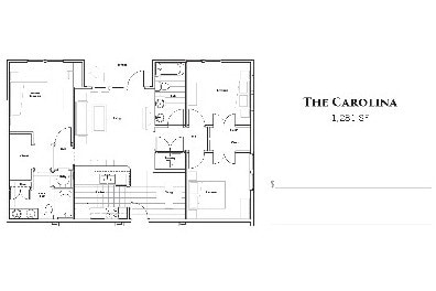 Floor Plan - The Carolina