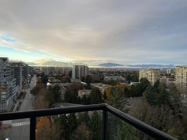 View from Living Room and Kitchen window - 8180 Granville Av Unit 1603-8180 Granville Ave