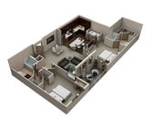 2BR/2BA
