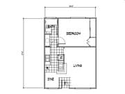1BR/1BA