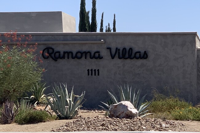 Main Entrance to Ramona Villa's - 1111 E Ramon Rd Condo Unit #98