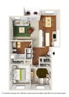 2x1 floor plan Creekside & Spring Creek