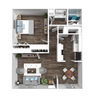 1 Bedroom Floorplan