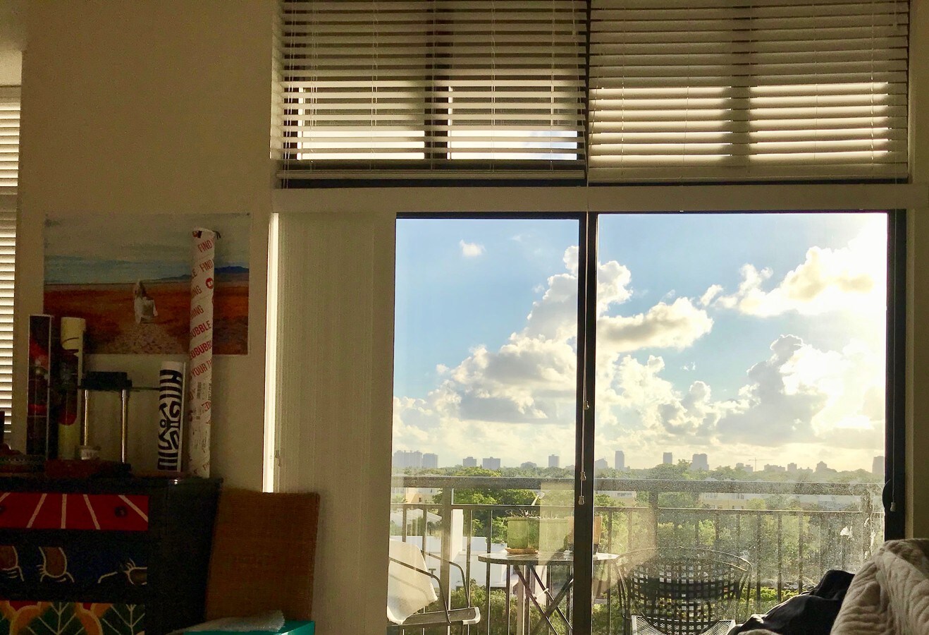 View when waking up in the morning. - 575 NE 5th Terrace Apartment