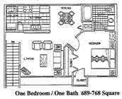 1BR/1BA