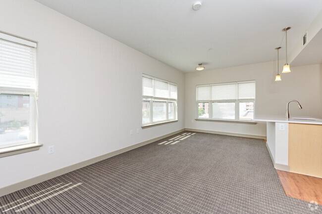 1BR, 1BA - 792SF Living Room/Dining Room - Mount Hope Lofts