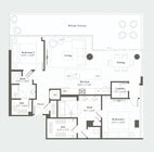 B4.1 floor plan Parkside Residences