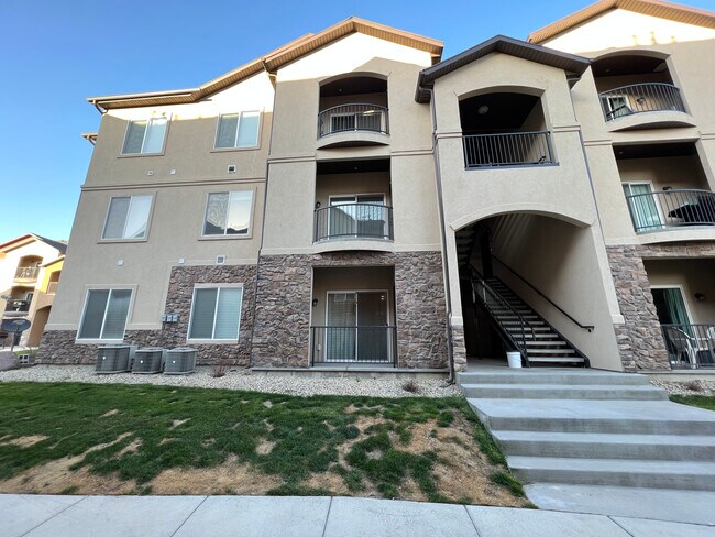 View of condo and balcony
