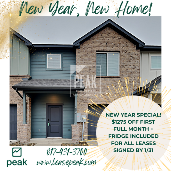 NEW YEAR SPECIAL! - $1275 OFF FIRST FULL M... - NEW YEAR SPECIAL! - $1275 OFF FIRST FULL M... Townhome