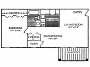 1BR/1BA