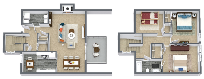 Building Photo - RENOVATED 3 Bedroom 1.5 Bath Townhome W/ W... Unit 417