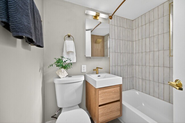 Studio Plus Bathroom - The Flats at Wasson Way