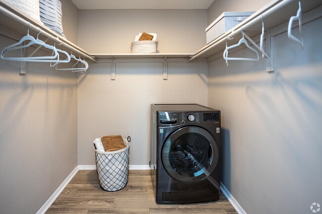 Generous closet space