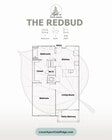 The Redbud Floor Plan 1 bedroom 1 bath