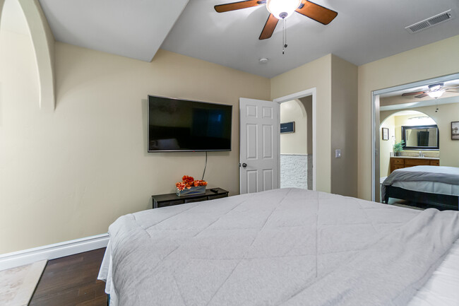 When you're ready to relax, stay entertained with our smart TV in the master. - 6090 Rock St House