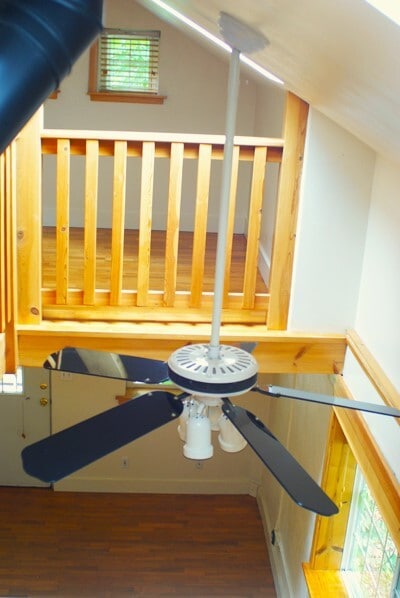 Atrium Fan from Loft - 1833 NE 52nd Ave Unit 8