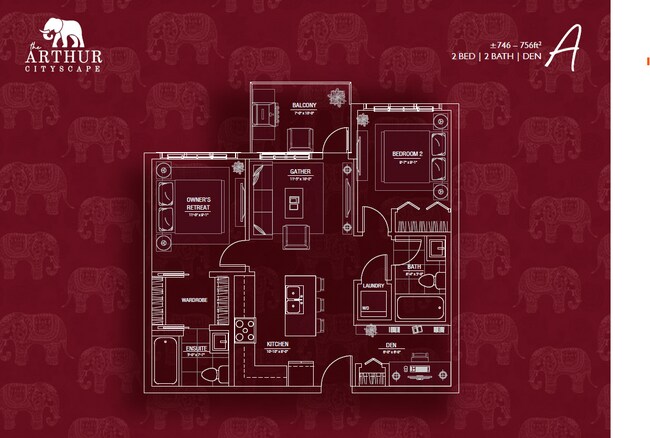 Photo - Modern 2 Bedroom + Den Condo with Underground Parking in Skyview Ranch (IP054) Unit 2402