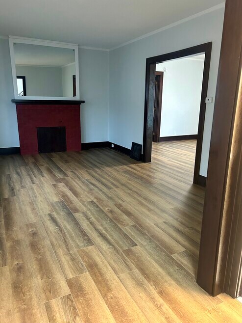 living room from front door
