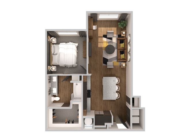 Jefferson (1-BR) 797 sq ft - Fitzroy Promenade