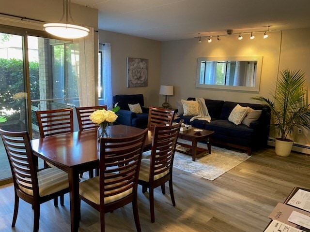 2 bedroom dining/living model unit