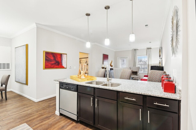 Kitchen | Synergy Floorplan 2 Bed 2 Bath 1096 sf - Carastone