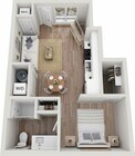 Floor Plan 0BR A | Seasons at Hoffman Estates | Apartments in Hoffman Estates, IL