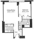 1BR/1BA