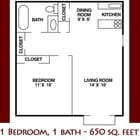 1BR/1BA