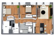 Walnut - 2BR - 1278sf - 308 408m 608 708 808
