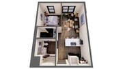 Suite de 1 dormitorio ADA