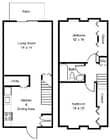 2BR/1BA Classic