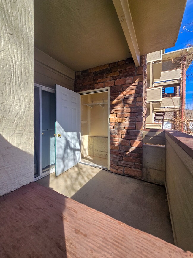 Patio with outdoor storage - 4545 Wheaton Dr Unit D130