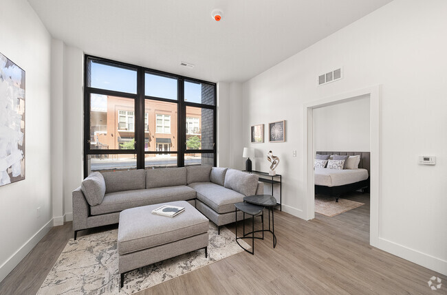 1BR, 1BA - Mercer/655 SF - Living Room - Tempo East Village Rental