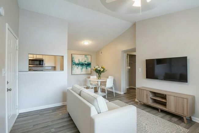 1 Bed x 1 Bath Living Room - The Charlie