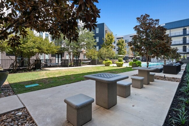 Community Chess Boards at Abstract at Design District