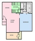 1BR/1BA