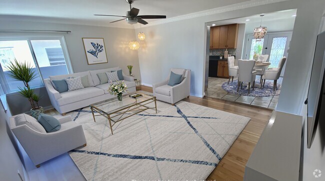 Living room - 3713 Veteran Ave Rental