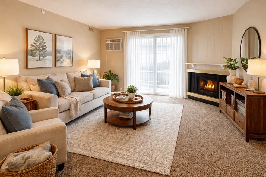 3 bed living space
