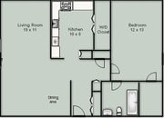 1BR/1BA