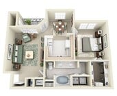 1 Bedroom | 1 Bath | 799 SF