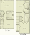 2BR/2.5BA