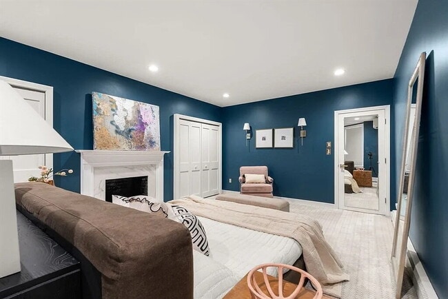 Photo - large One bedroom with three sizable closets and full windows facing the private, fenced-in backy...