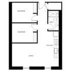 2 Bed | 1 Bath | 639-718 SQ FT